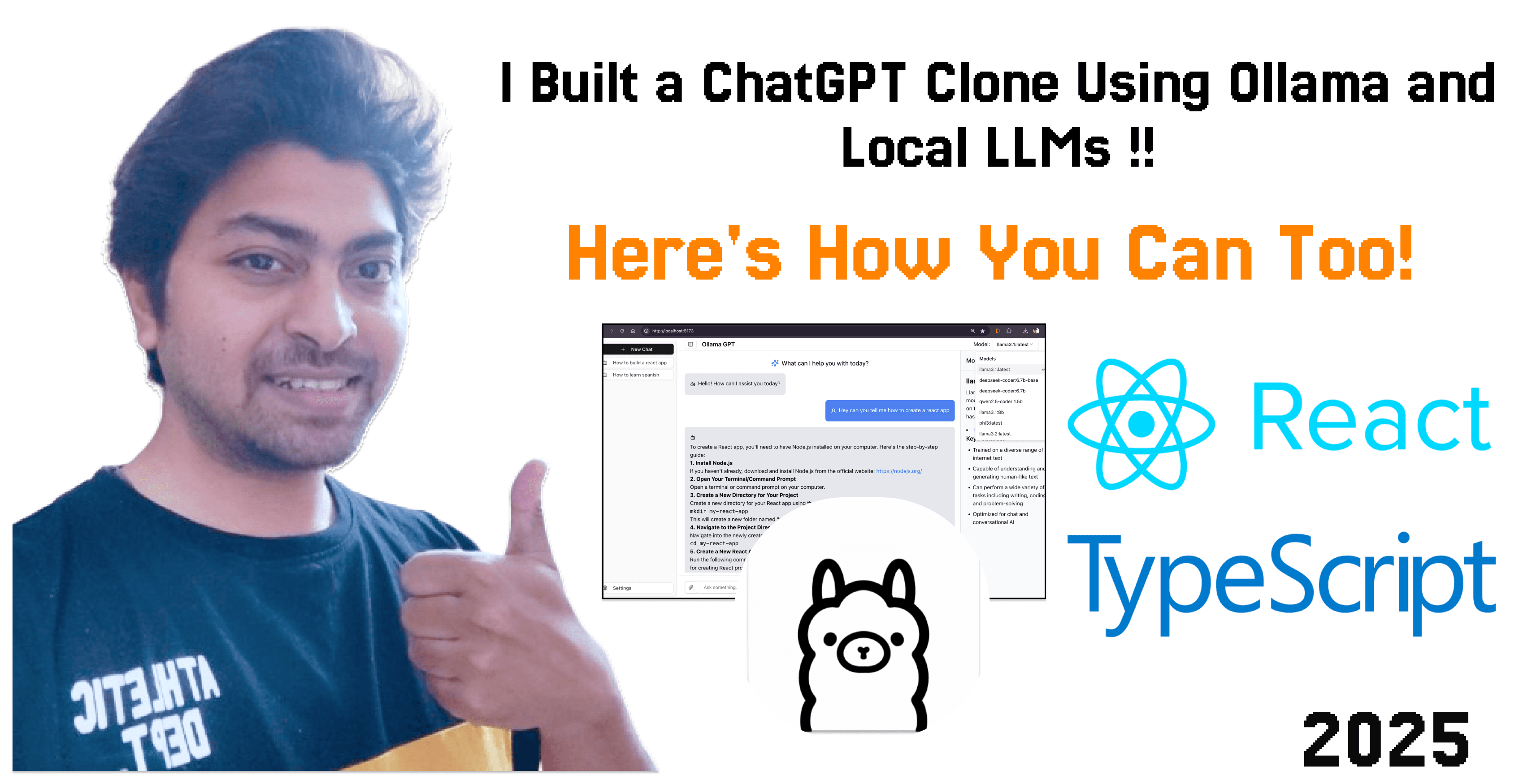Build Offline AI Assistant using Ollama and React
